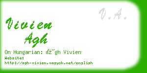 vivien agh business card